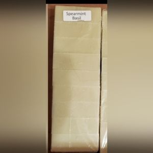 1 natural handmade soap large loaf = 9 bars Spearmint Basil Squatch